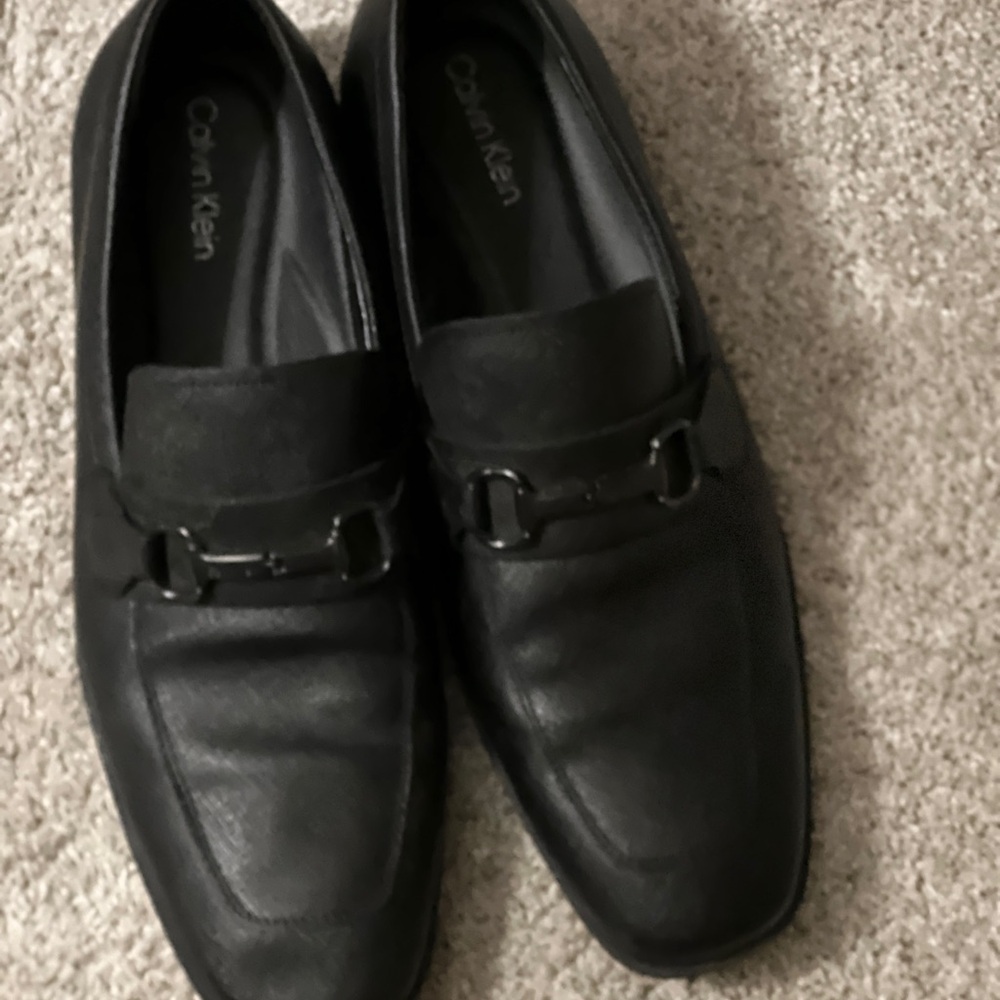 Calvin Klein Men's Black Slip-On Loafers